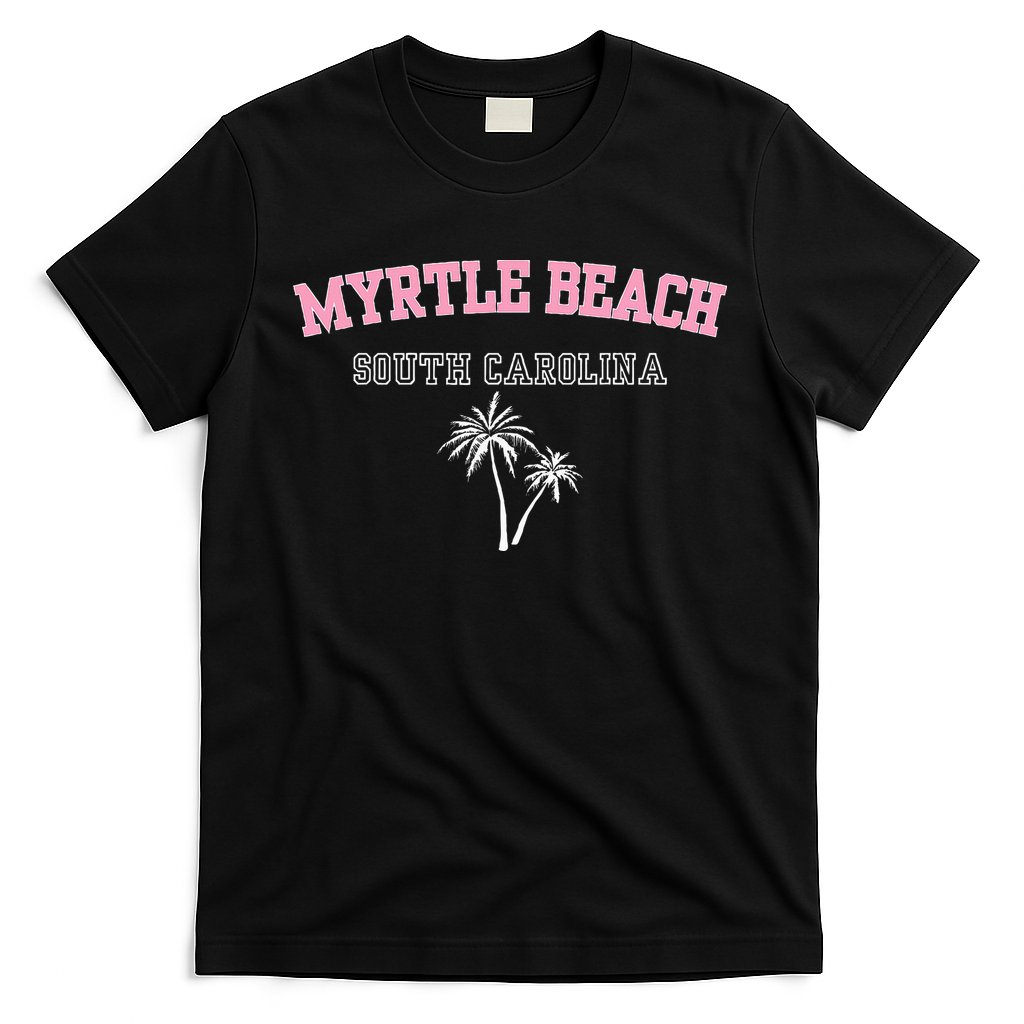 Myrtle Beach South Carolina Souvenir Palm Tree Holiday T-Shirt
