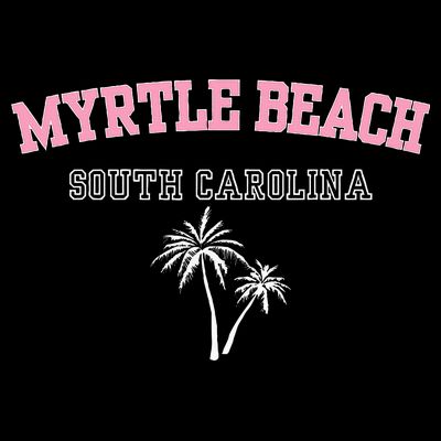 Myrtle Beach South Carolina Souvenir Palm Tree Holiday T-Shirt