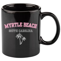 Myrtle Beach South Carolina Souvenir Palm Tree Holiday 11oz C Handle Ceramic Mug