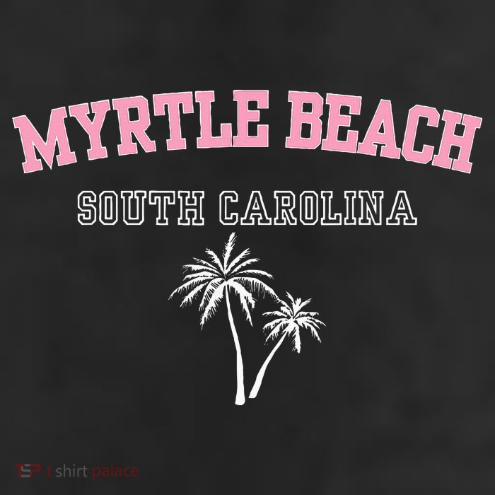 Myrtle Beach South Carolina Souvenir Palm Tree Holiday Knit Cap Winter Beanie