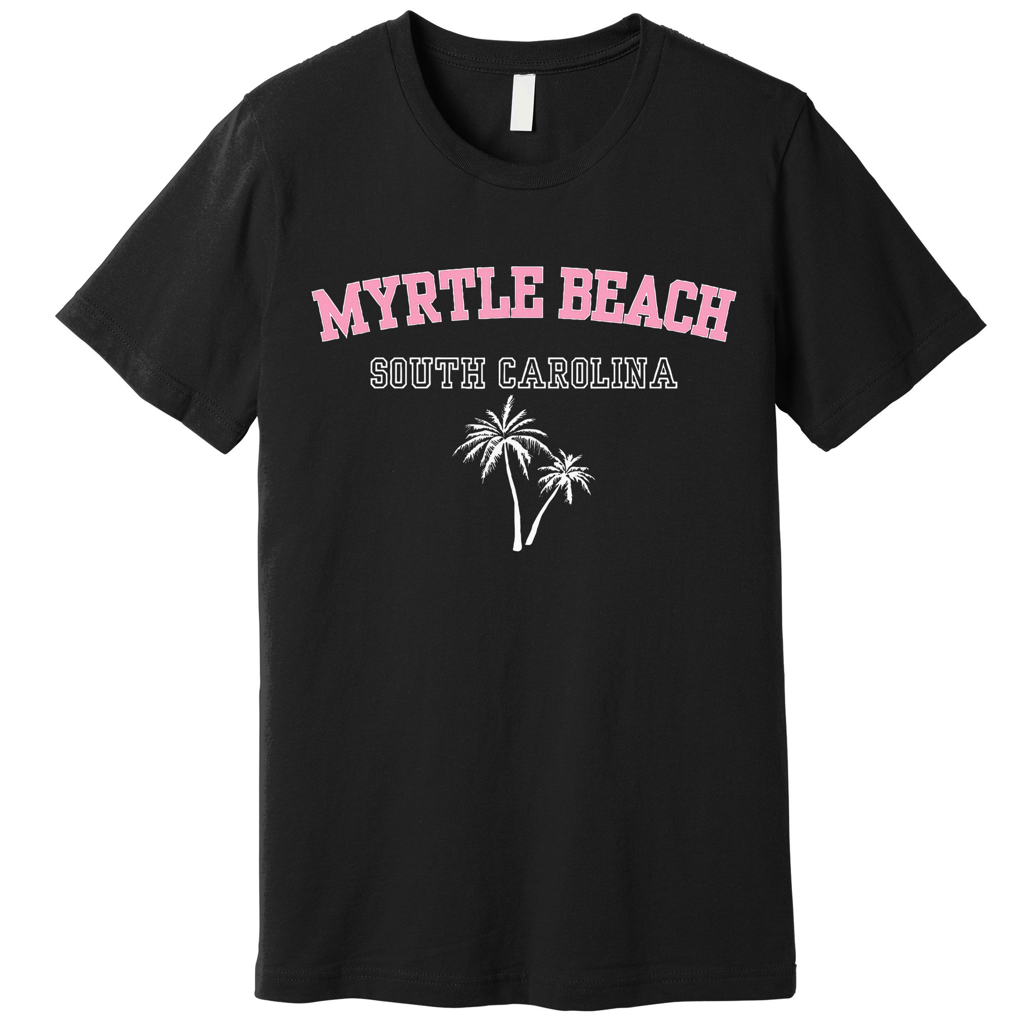 Myrtle Beach South Carolina Souvenir Palm Tree Holiday Premium T-Shirt