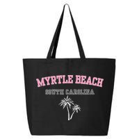 Myrtle Beach South Carolina Souvenir Palm Tree Holiday 25L Jumbo Tote
