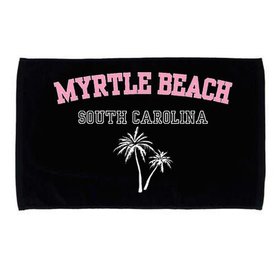 Myrtle Beach South Carolina Souvenir Palm Tree Holiday Microfiber Hand Towel