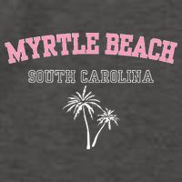 Myrtle Beach South Carolina Souvenir Palm Tree Holiday Vector Backpack