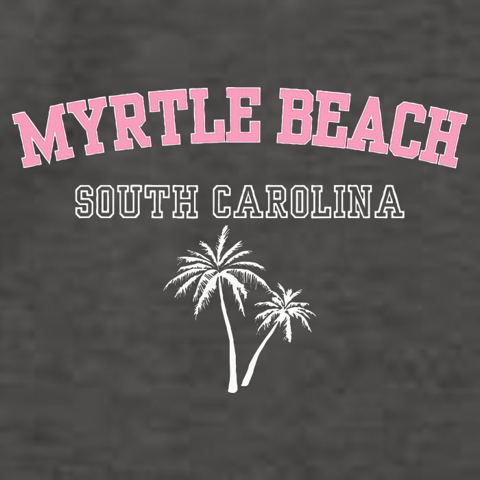 Myrtle Beach South Carolina Souvenir Palm Tree Holiday Vector Backpack