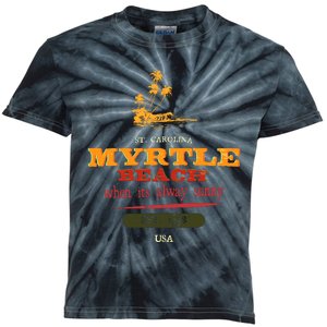 Myrtle Beach South Carolina Kids Tie-Dye T-Shirt