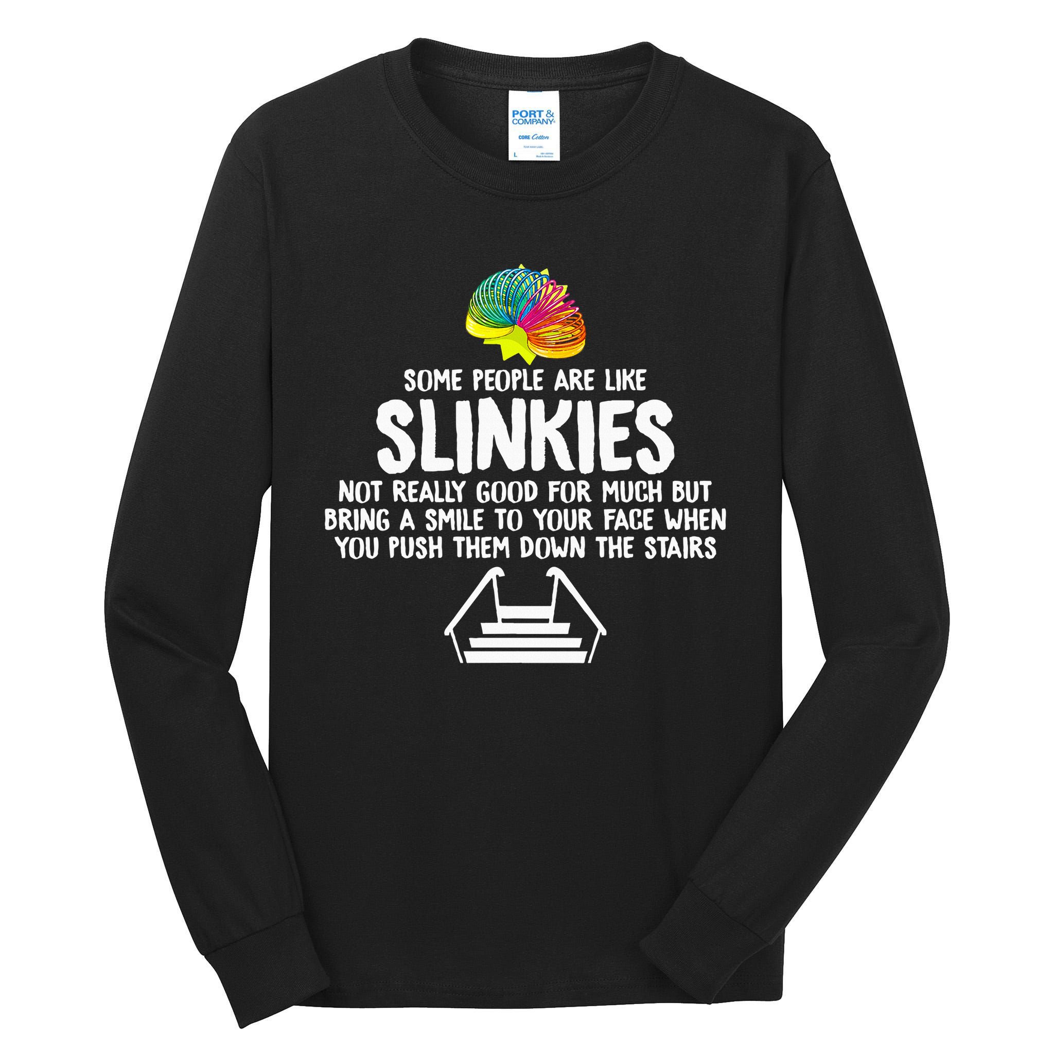 Mondello Black Slinkies Tall Long Sleeve T-Shirt