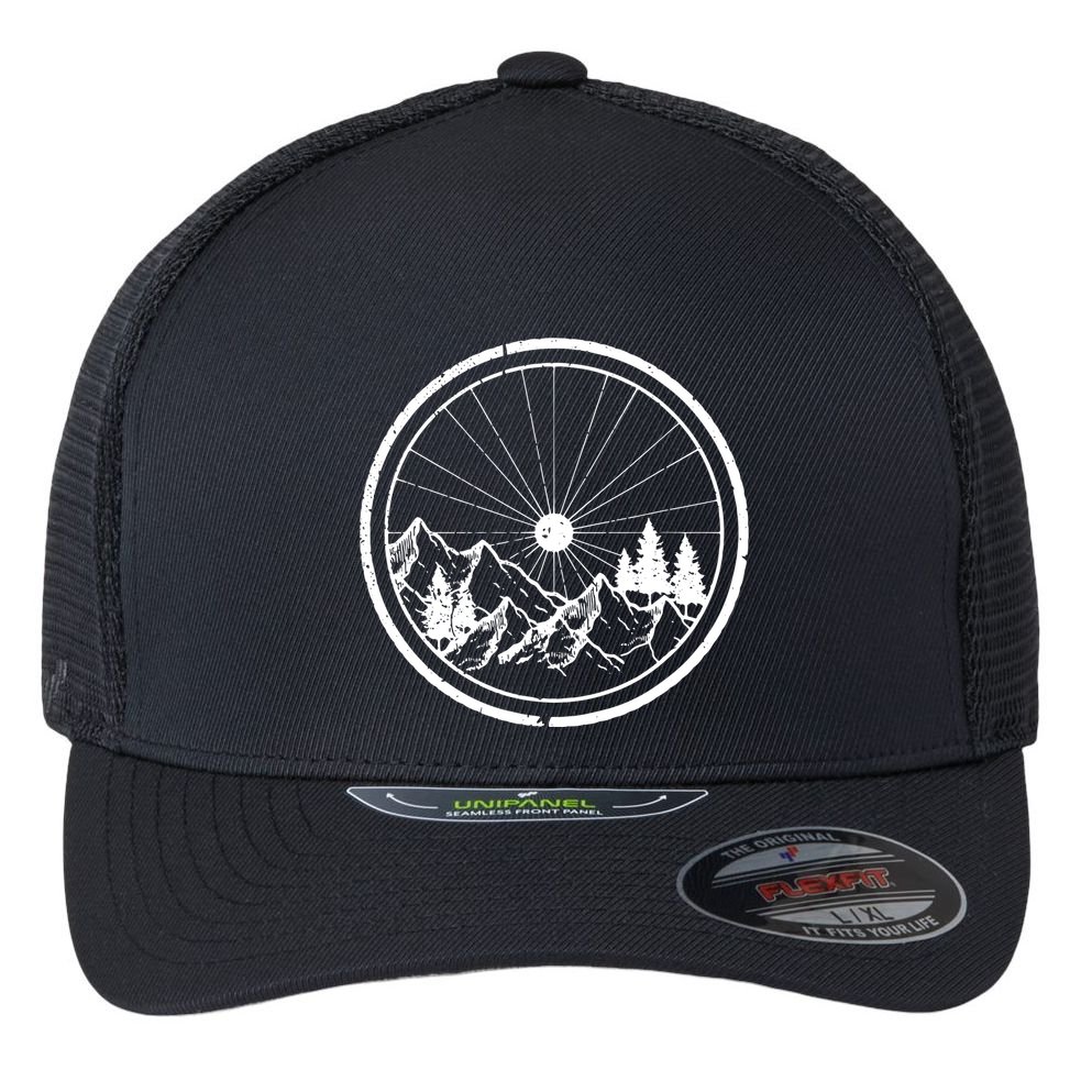 Mountain Bike Shirts MTB Cycling Bicycle Biking Shirts Gift Flexfit Unipanel Trucker Cap