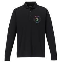 Mermaid Birthday Squad Party Matching Family Mermaid Lovers Performance Long Sleeve Polo