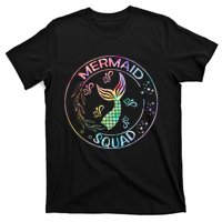 Mermaid Birthday Squad Party Matching Family Mermaid Lovers T-Shirt