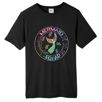 Mermaid Birthday Squad Party Matching Family Mermaid Lovers Tall Fusion ChromaSoft Performance T-Shirt