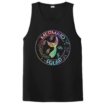 Mermaid Birthday Squad Party Matching Family Mermaid Lovers PosiCharge Competitor Tank