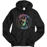 Mermaid Birthday Squad Party Matching Family Mermaid Lovers Tie Dye Hoodie