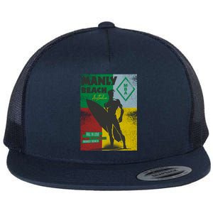 Manly Beach Sydney Australia Surfer Flat Bill Trucker Hat