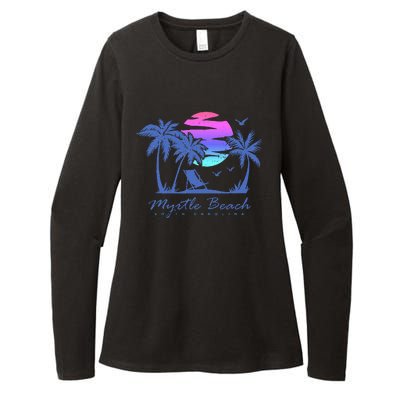 Myrtle Beach South Carolina Vacation Womens CVC Long Sleeve Shirt