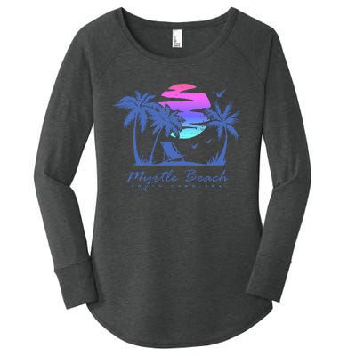 Myrtle Beach South Carolina Vacation Women's Perfect Tri Tunic Long Sleeve Shirt