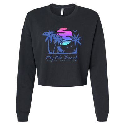 Myrtle Beach South Carolina Vacation Cropped Pullover Crew