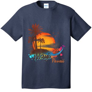 Maui-Hawaii Beach Summer Palm Trees Sunset T-Shirt