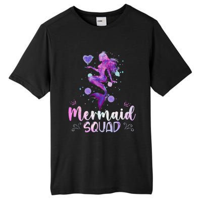 Mermaid Birthday Squad Party Women Mermaid Halloween Tall Fusion ChromaSoft Performance T-Shirt