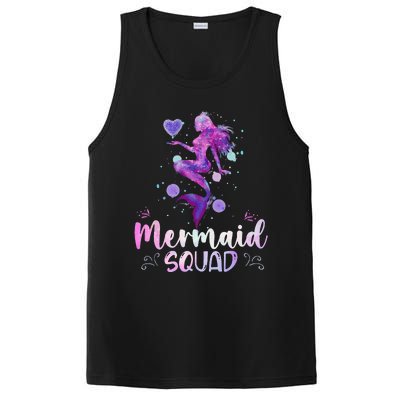 Mermaid Birthday Squad Party Women Mermaid Halloween PosiCharge Competitor Tank