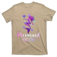 Mermaid Birthday Squad Party Women Mermaid Halloween T-Shirt