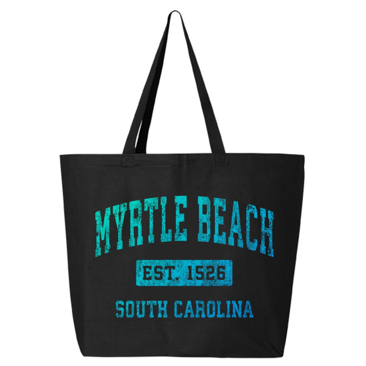 Myrtle Beach South Carolina Sc Vintage Established Sports Gift 25L Jumbo Tote