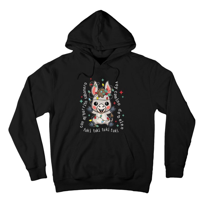 Mi Burrito Sabanero Mexican Funny Tuki Tuki Donkey Latino Hoodie