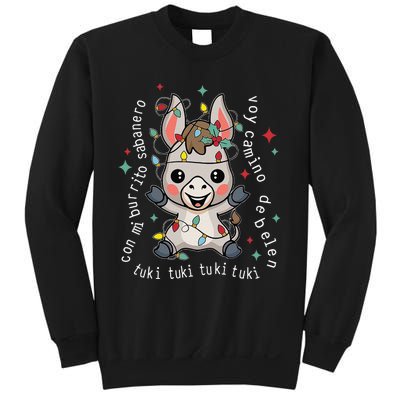 Mi Burrito Sabanero Mexican Funny Tuki Tuki Donkey Latino Sweatshirt