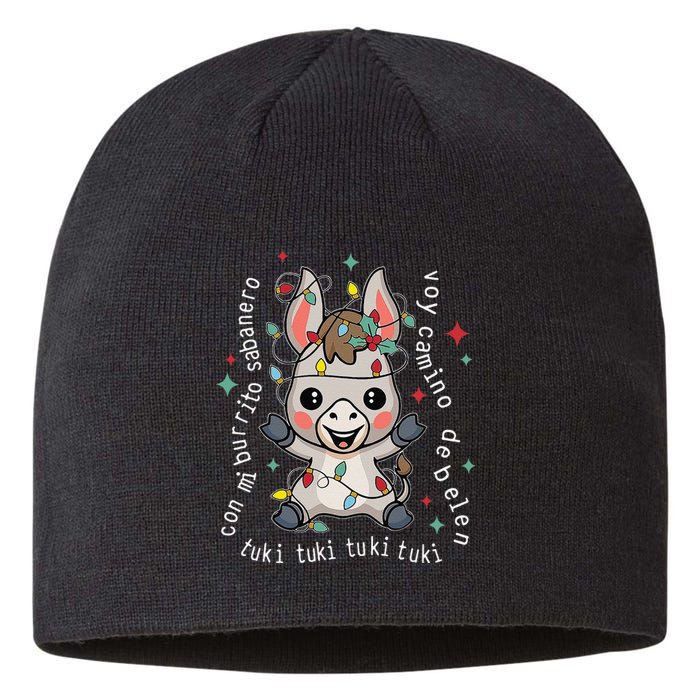 Mi Burrito Sabanero Mexican Funny Tuki Tuki Donkey Latino Sustainable Beanie