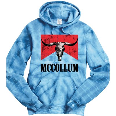 Mccollum Bull Skull Cute For Country Music Lover Tie Dye Hoodie