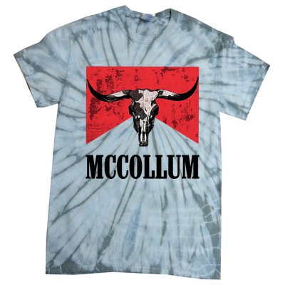 Mccollum Bull Skull Cute For Country Music Lover Tie-Dye T-Shirt