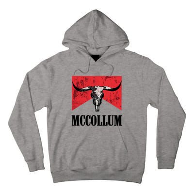 Mccollum Bull Skull Cute For Country Music Lover Tall Hoodie