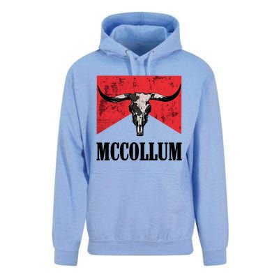 Mccollum Bull Skull Cute For Country Music Lover Unisex Surf Hoodie