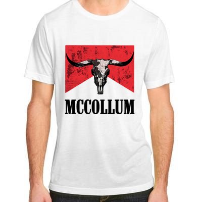 Mccollum Bull Skull Cute For Country Music Lover Adult ChromaSoft Performance T-Shirt