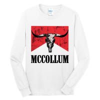 Mccollum Bull Skull Cute For Country Music Lover Tall Long Sleeve T-Shirt