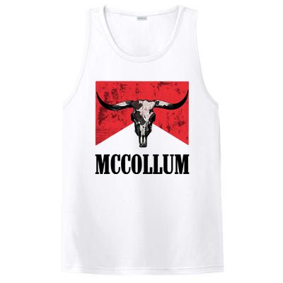 Mccollum Bull Skull Cute For Country Music Lover PosiCharge Competitor Tank