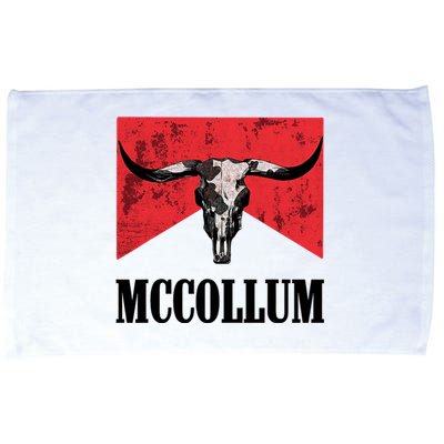 Mccollum Bull Skull Cute For Country Music Lover Microfiber Hand Towel