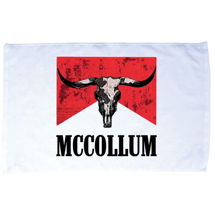 Mccollum Bull Skull Cute For Country Music Lover Microfiber Hand Towel