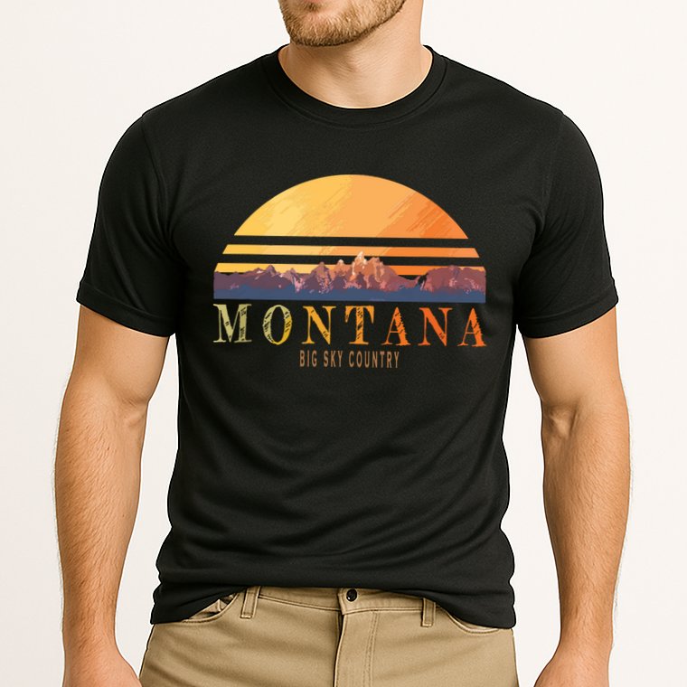 Montana Big Sky Country Cooling Performance Crew T-Shirt