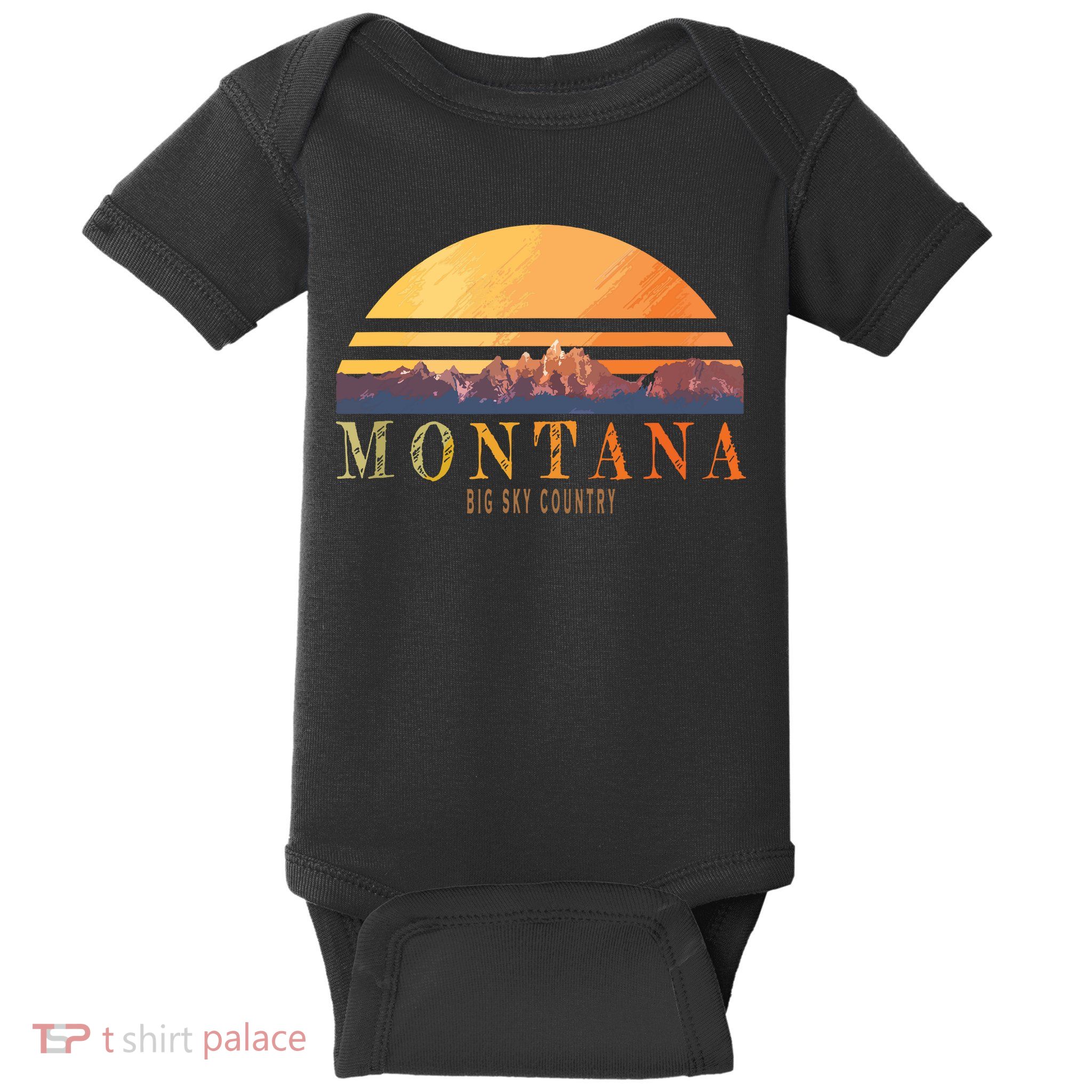 Montana Big Sky Country Baby Bodysuit