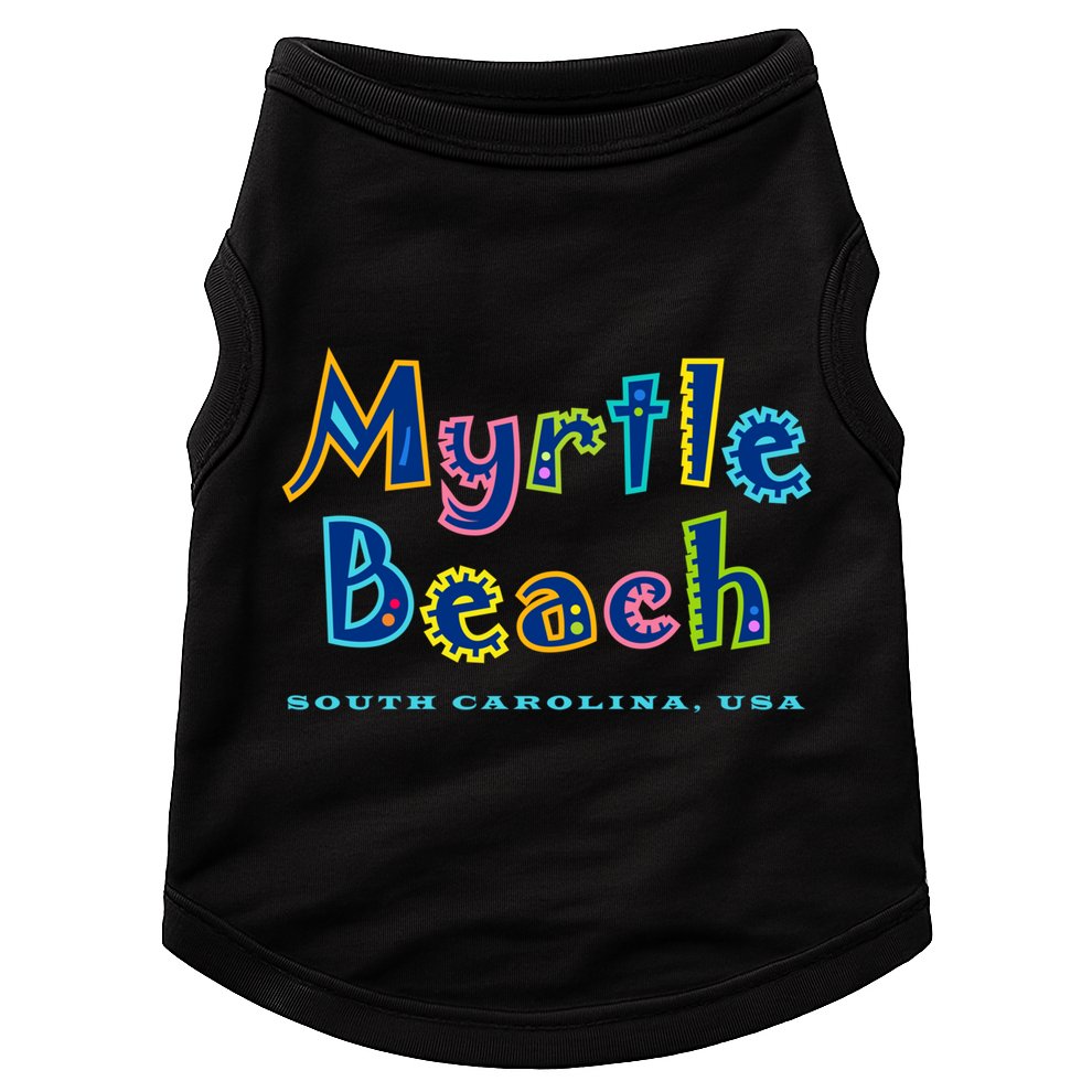 Myrtle Beach South Carolina Souvenir Cool Gift Doggie Tank