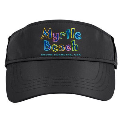 Myrtle Beach South Carolina Souvenir Cool Gift Adult Drive Performance Visor