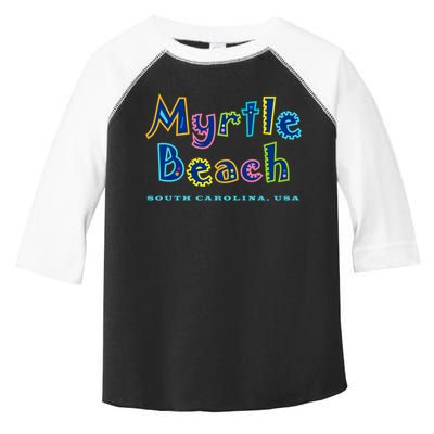 Myrtle Beach South Carolina Souvenir Cool Gift Toddler Fine Jersey T-Shirt