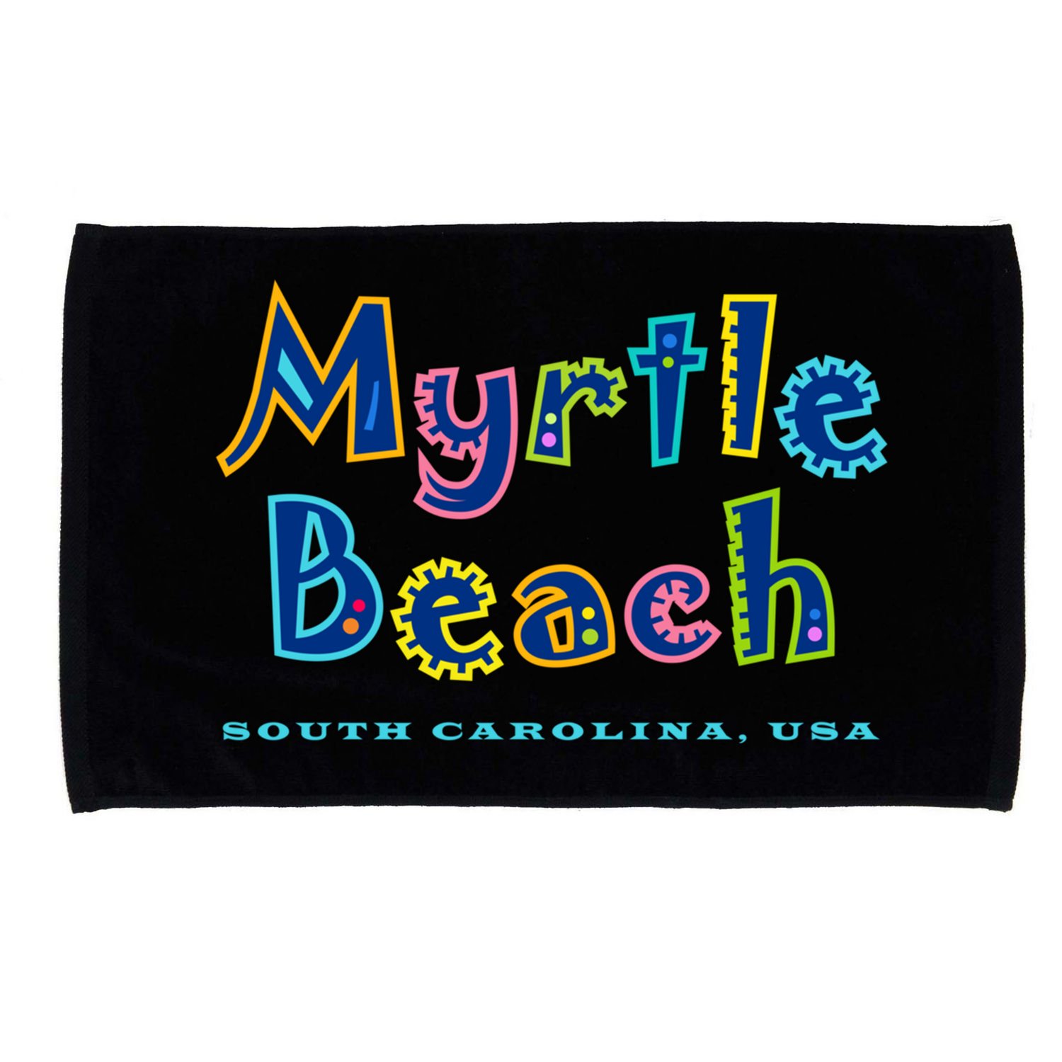 Myrtle Beach South Carolina Souvenir Cool Gift Microfiber Hand Towel