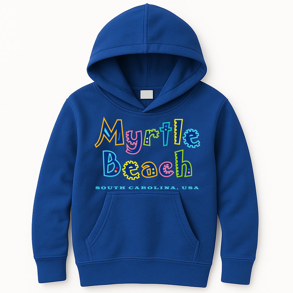 Myrtle Beach South Carolina Souvenir Cool Gift Kids Hoodie