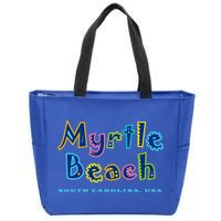 Myrtle Beach South Carolina Souvenir Cool Gift Zip Tote Bag