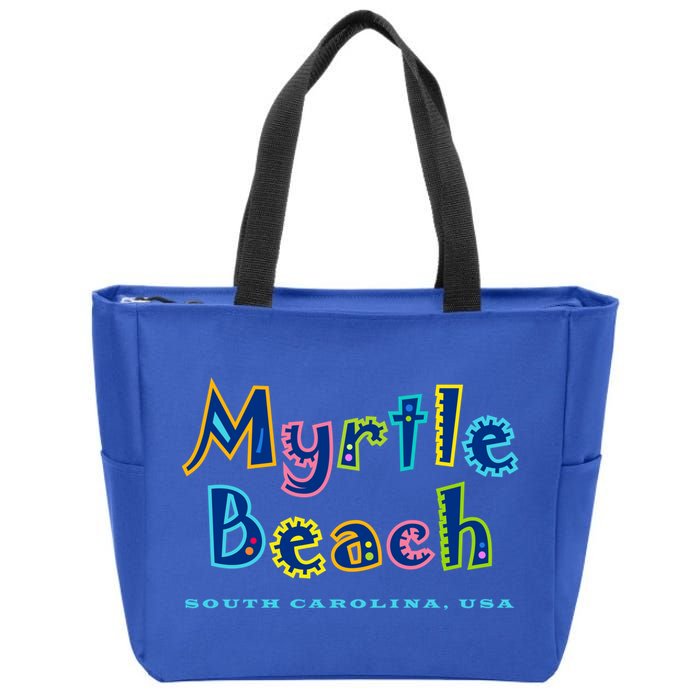 Myrtle Beach South Carolina Souvenir Cool Gift Zip Tote Bag