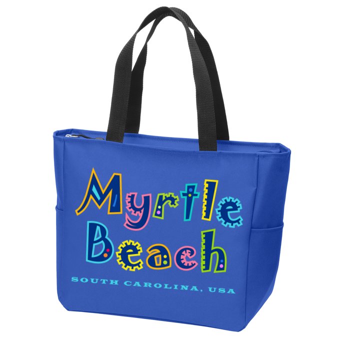 Myrtle Beach South Carolina Souvenir Cool Gift Zip Tote Bag