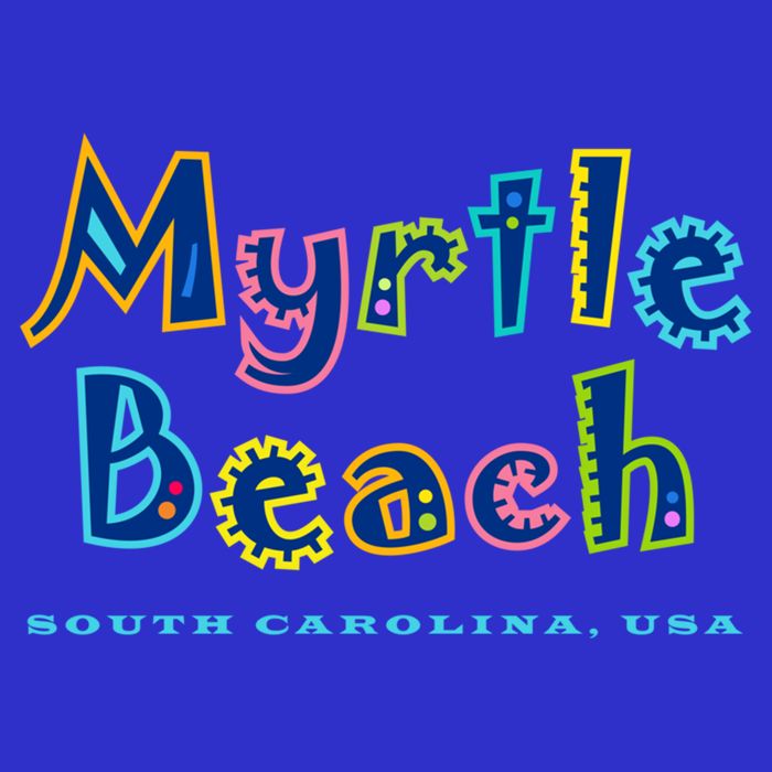 Myrtle Beach South Carolina Souvenir Cool Gift Zip Tote Bag