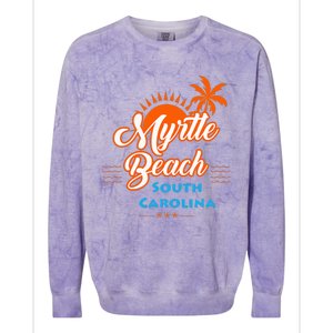 Myrtle Beach Sc Colorblast Crewneck Sweatshirt